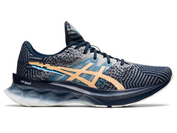 Asics Hardloopschoenen Dames, NOVABLAST Blauw - Asics Outlet Online | B0876495-NI